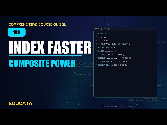 188. Composite Index | Comprehensive Course on SQL