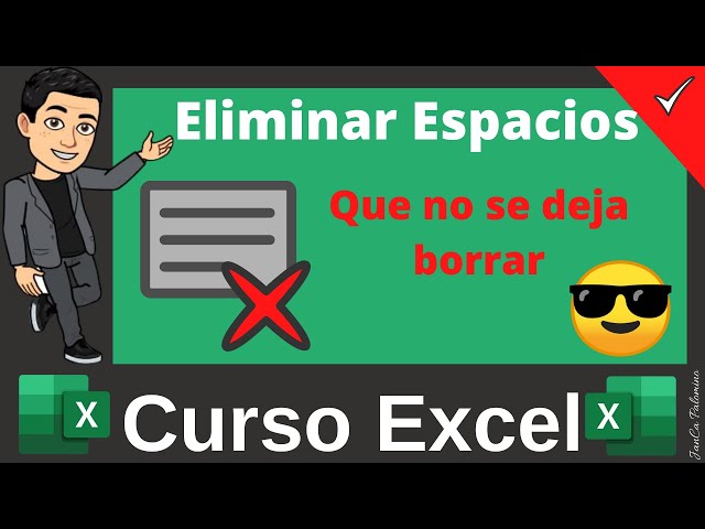 😎 Eliminar ESPACIOS en Excel de números o textos #Shorts