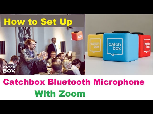 How to Use the Catchbox Bluetooth Microphone with Zoom | Catchbox Microphone