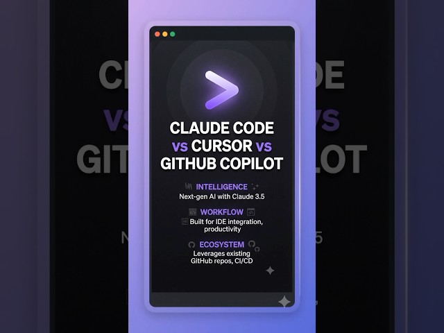 Claude Code vs Cursor vs Copilot 🛑 Which wins?