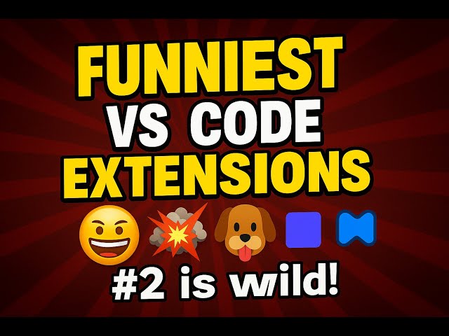 3 Funny VS Code Extensions You Didn’t Know You Needed! | Bala Blue, Power Mode & Coding Pets| Vscode