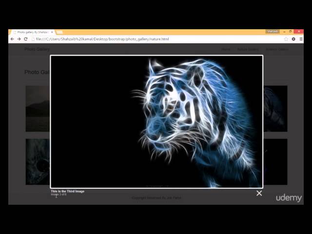 49. Adding Caption to the LightBox Elements.mp4