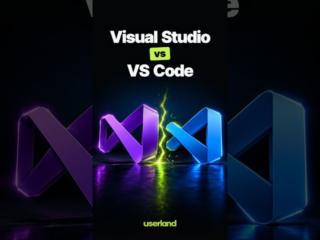 Visual Studio vs VS Code: Not the Same Thing