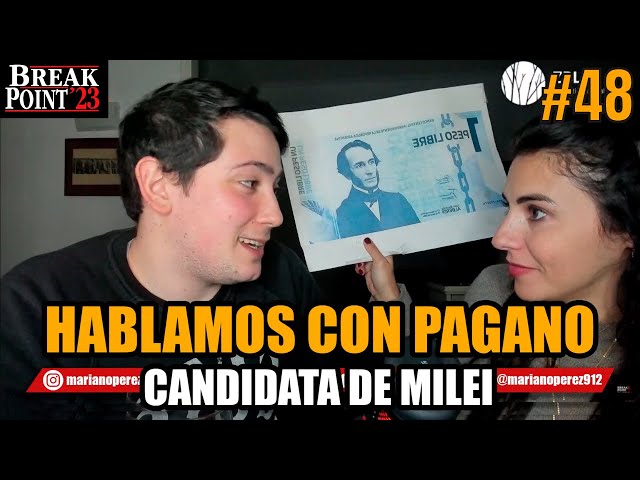 Mano a mano con MARCELA PAGANO, candidata de MILEI | Break Point T4 E48