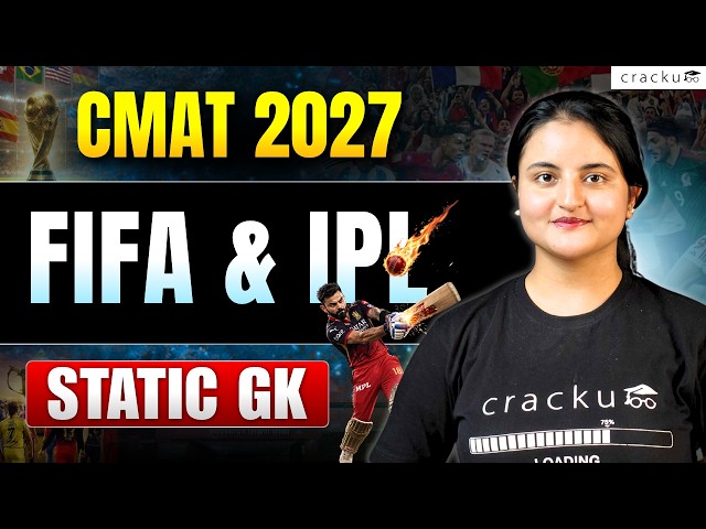CMAT 2027 Sports GK | FIFA, IPL & Tennis Grand Slams Explained!