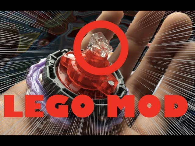 The Jumping Beyblade! | Beyblade Burst Lego Slope Mod | Beyblade Mini Mod