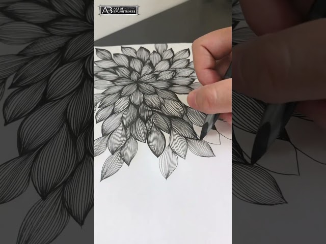 Pen Control Practice ✍️ | Master Line Weight & Confident Ink Drawing