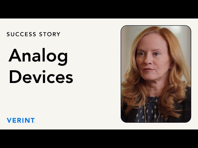 Analog Devices Drives Customer Engagement and Success with Verint Community