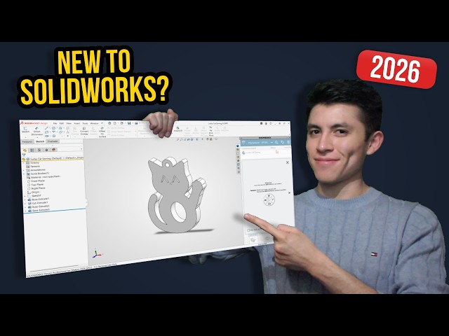 SolidWorks 2026 Tutorial for Beginners | User Interface