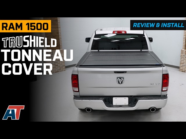 2009-2018 RAM 1500 TruShield Low Profile Hard Tri-Fold Tonneau Cover Review & Install