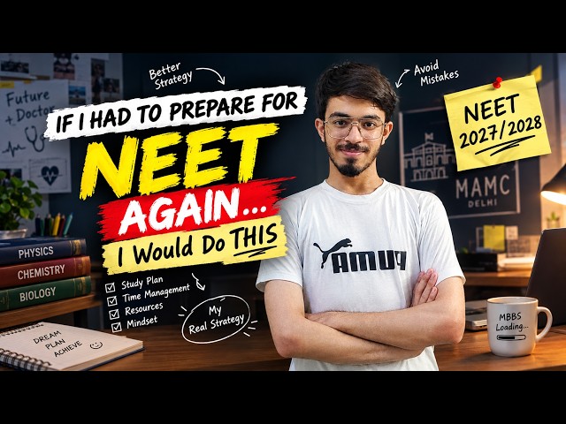 If I Had to Prepare for NEET Again, I Would Do THIS… | NEET 2027/2028 Strategy