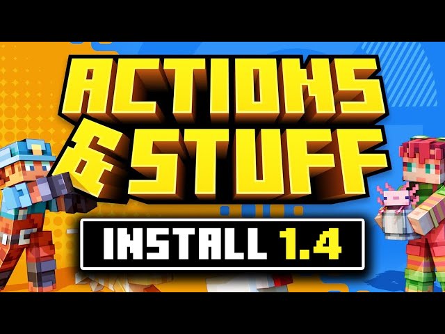 How to Download & Install Actions and Stuff 1.4 for Minecraft Bedrock (New Update)