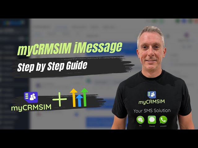 How to Set Up iMessage with myCRMSIM & HighLevel (Step-by-Step Guide)
