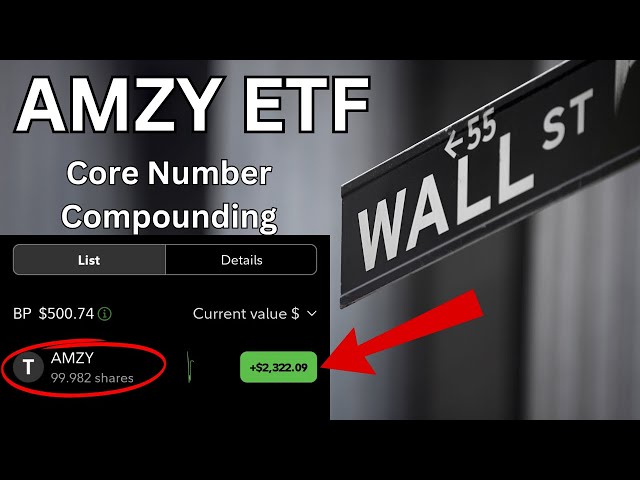 AMZY ETF - Epic Core number compounding for easy PASSIVE INCOME - Fidelity Brokerage Account - vid 6