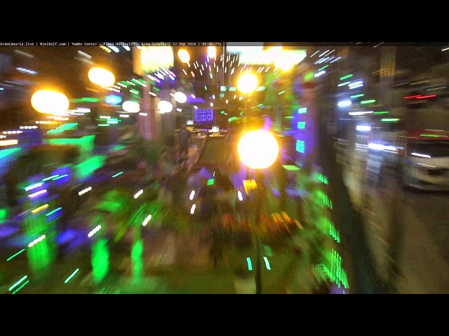 GranCanaria.live | MiniGolf.com | Yumbo Center - Playa del Inglés - Gran Canaria. (4K)
