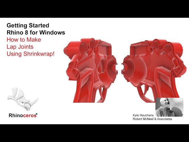 Rhino 8 for Windows - Making Lap joints with Shrinkwrap!