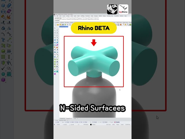 How to Make an N-Sided Surface in Rhino: Patch (Enhanced in BETA) #Rhino3d #3dmodeling #rhino