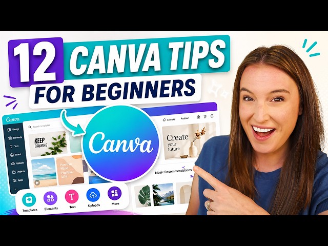 12 Canva Tips and Tricks EVERY Beginner NEEDS to know (2026 Tutorial) 💡