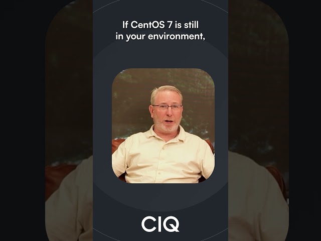 What you need to know about CentOS 7 #linux #shorts #ciq #centos7