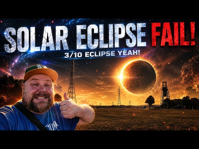I Tried to Film the Solar Eclipse… BIG Mistake!