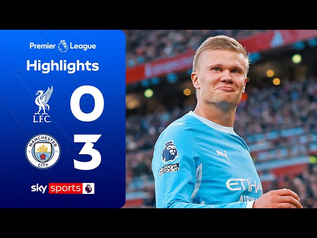 Man City thump Liverpool at Anfield | Liverpool 0-3 Man City | Premier League Highlights
