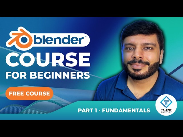 Blender for Absolute Beginners – Part 1 | Complete FREE Course