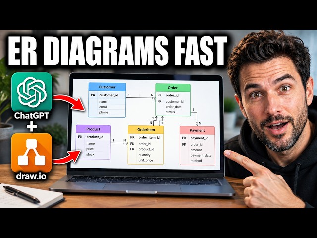 How to Create ER Diagrams With ChatGPT and draw.io