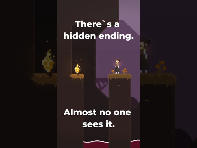Almost nobody sees THIS ending #indiegame #pixelart #gamedev #platformer #hiddenending