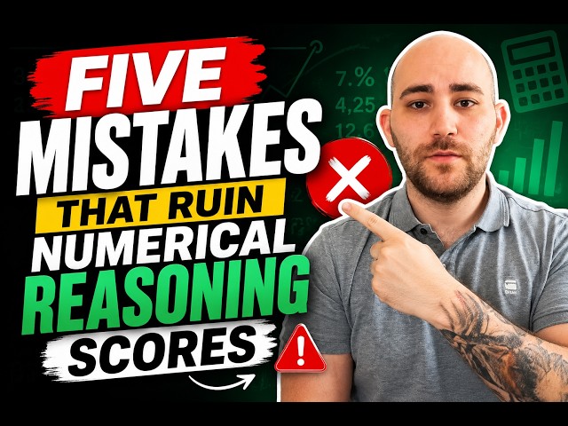 Five Mistakes That Ruin Numerical Reasoning Scores
