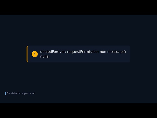 Localizzare l'utente in Flutter con il pacchetto geolocator