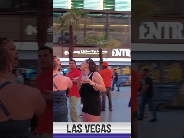 Nobody talks about how crazy Fremont Street actually is #vegas #shorts