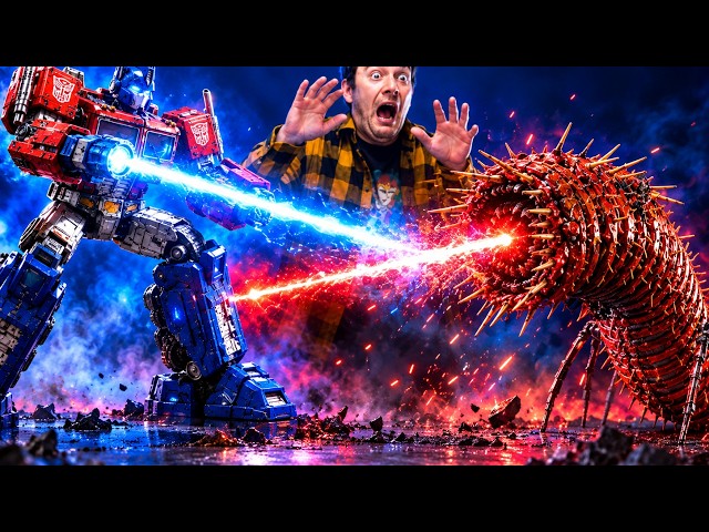 *DIY Level 100* Transformer Optimus Prime vs. New Zoochosis Camel Mutant - The Craziest DIY!