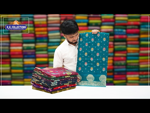 Soft Emboss Silk And Lenin Cotton Sarees I Wholesale Shop I@Rkcollectionssarees