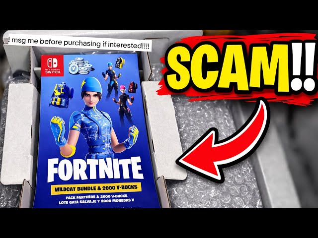 Stop Falling For cheap Fortnite wildcat code scams on eBay 