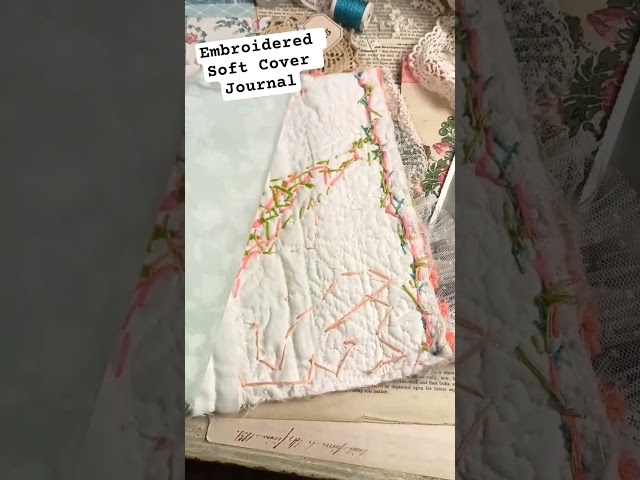 Embroidered Soft Covered Journal
