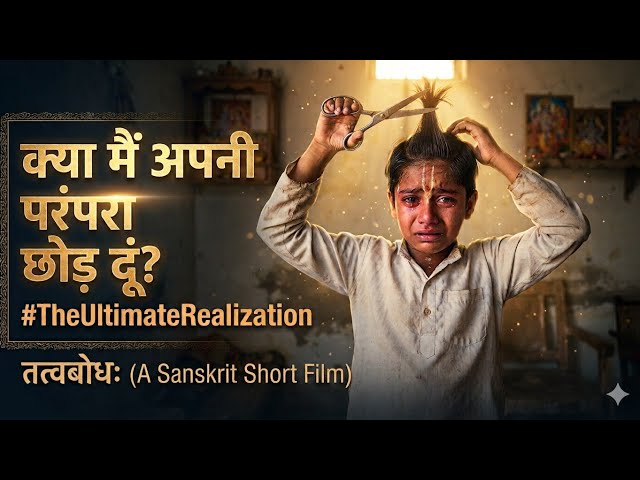 तत्वबोधः - A sanskrit short film which describes the western education system as flawed for india.