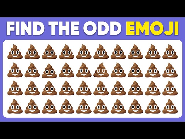 Find the ODD One Out! Emoji Quiz | Easy, Medium, Hard