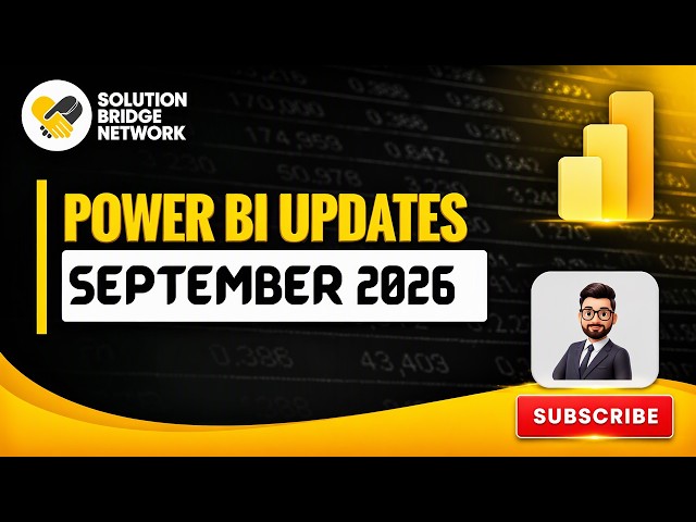 Power BI September 2026 Update 🔥 New Power Query Editor, Live Visual Sharing & More!