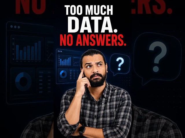 Too Much Data, Zero Insight Here’s the Problem