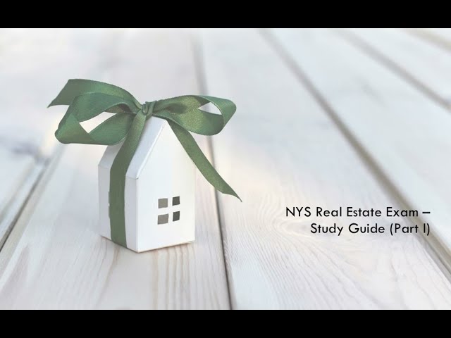New York State Real Estate Exam Prep: Full Practice Test & Explanations (Part I)