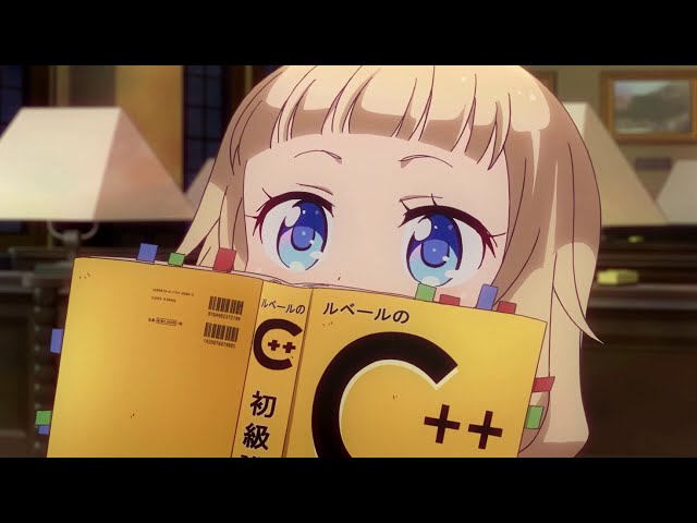 bonfire meme but anime girls learning programming