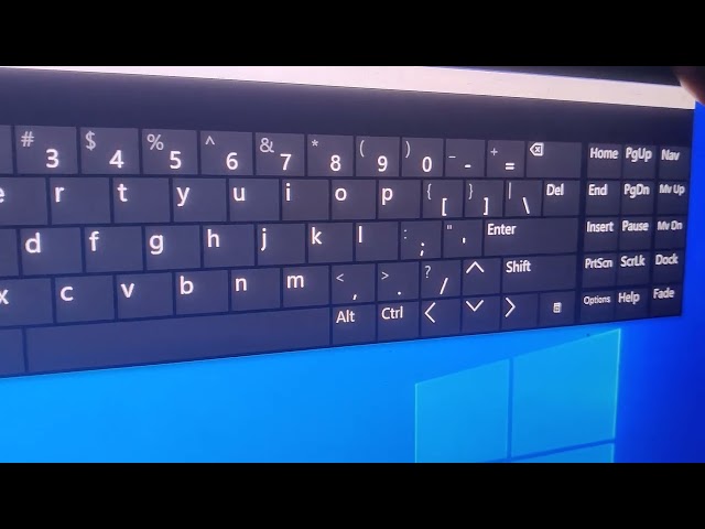 How to move up,  move down, move to the side, drag and adjust size of on screen keyboard 