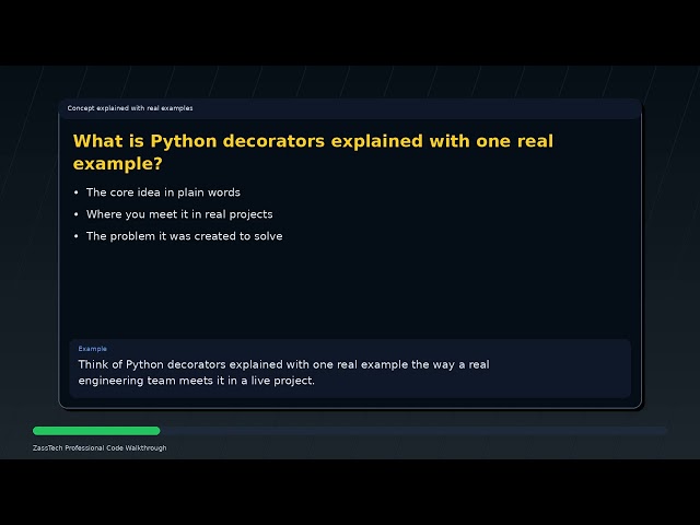 Python decorators explained with one real example: Explained Simply