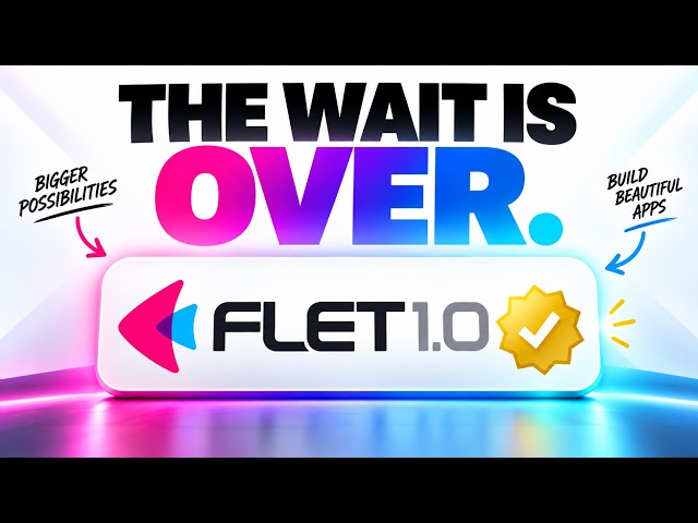 Flet 1.0 Is Absolutely HUGE for Python Developers