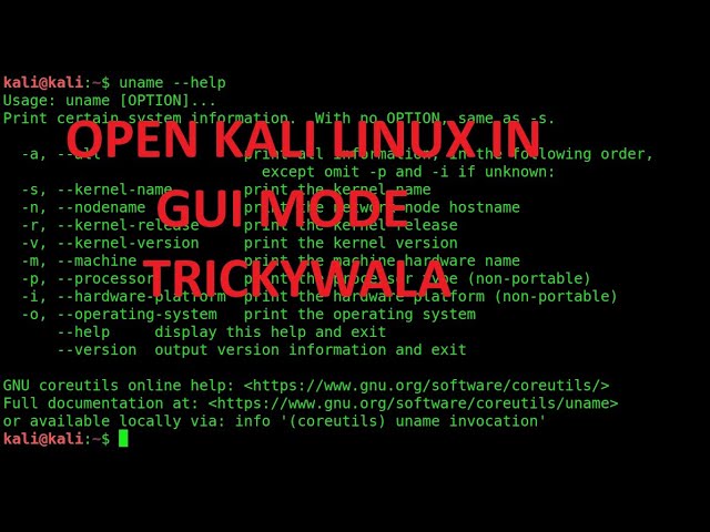 kali linux in gui mode | kali linux hack |linux os | windows hack