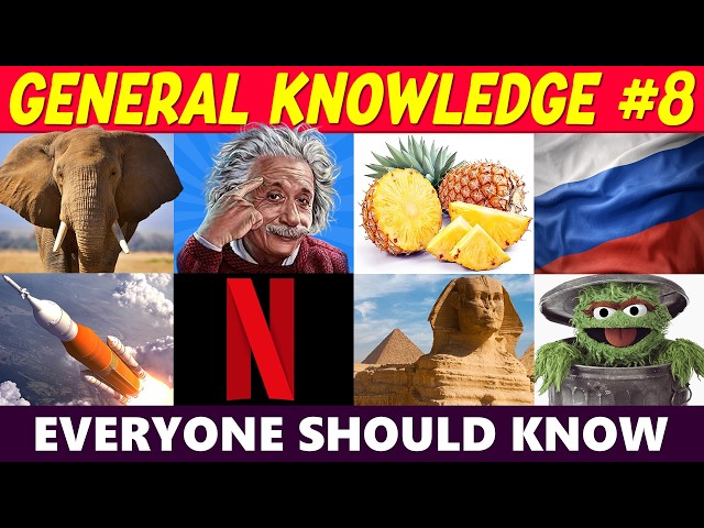 General Knowledge Trivia Quiz #8 🧠 | 100 Questions Everyone Should Know