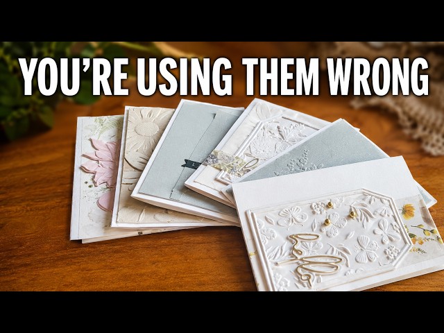 6 Ways to Use Embossing Folders You've Never Tried
