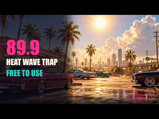 89.9 Heat Wave Trap – GTA 6 Trap Beats Mix (Free to use) | FIVE STAR RADIO