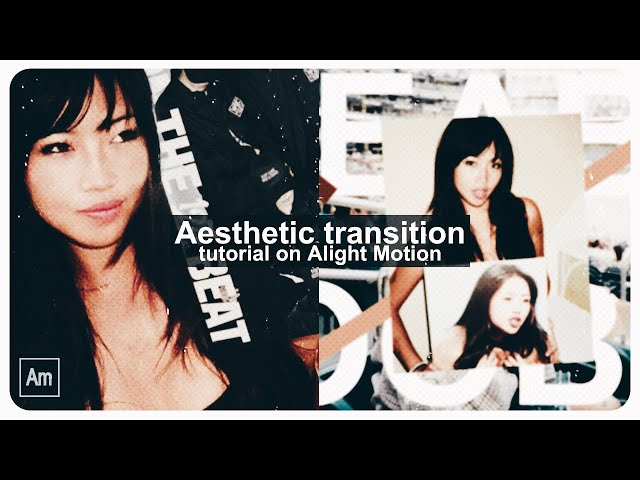 Advanced aesthetic transition tutorial on Alight Motion