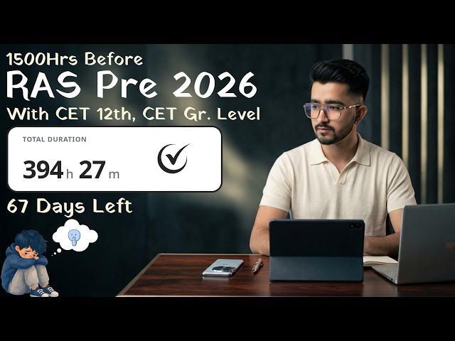 29/9 : Live Study With Me for Rajasthan Exams | Track Your Life Productive System With Me #ras #rpsc